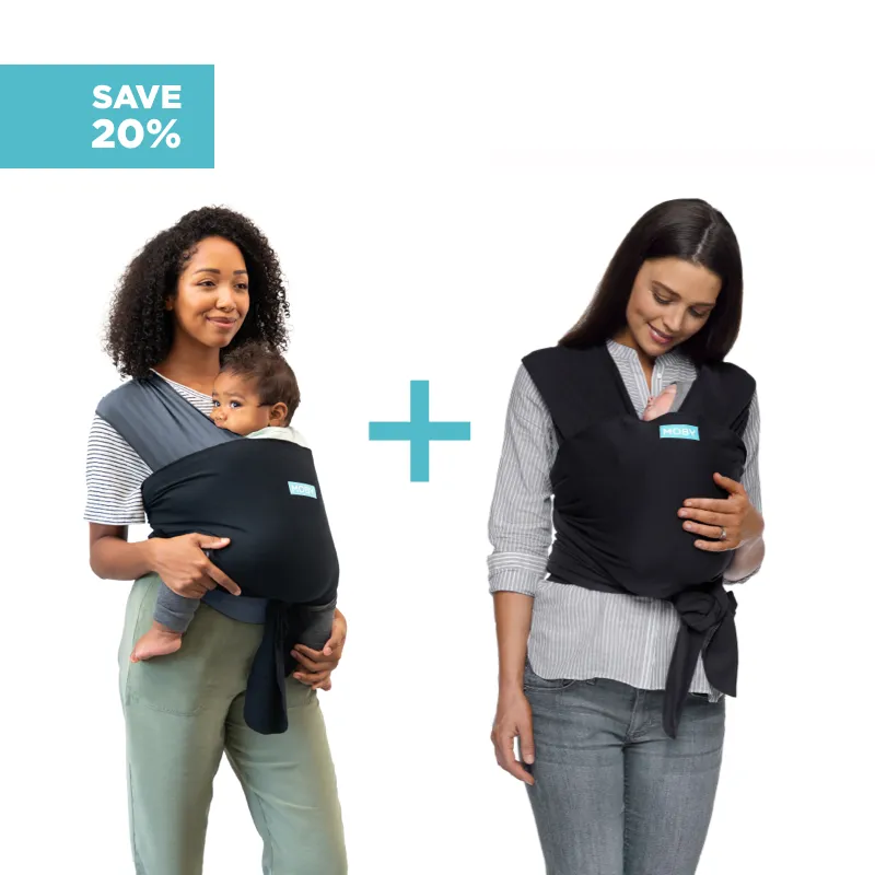 2-in-1 Carrier   Wrap Bundle - Charcoal