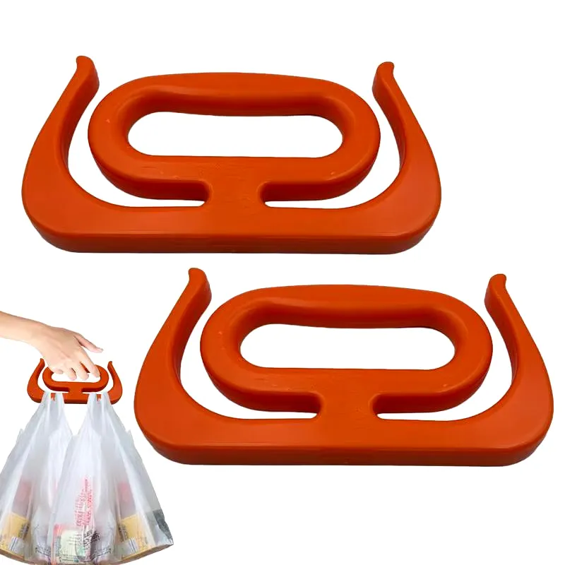 2024 Portable Bag Grip Grocery Bag Carrier Shopping Bag Carrier Grocery Bag Holder Clips Handle Carrier for Women Shopping