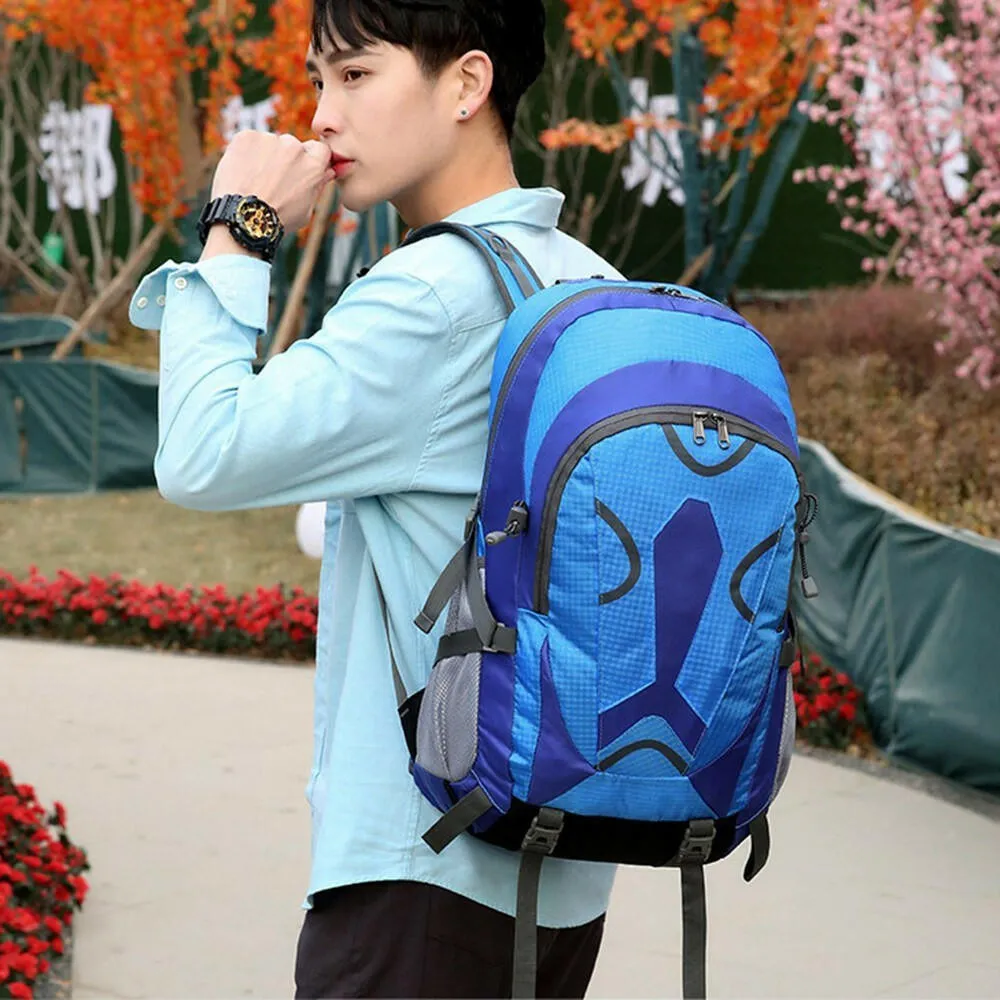 36-55L Large Capacity Storage Backpack Waterproof Shoulders Bag with Rain Cover for Outdoor Camping Hiking Climbing