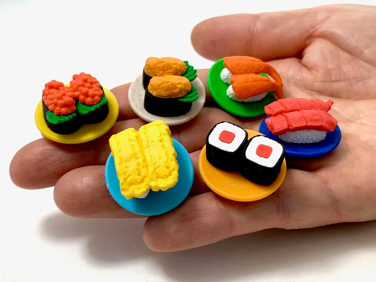 382621 IWAKO SUSHI-GO-ROUND ERASERS-30