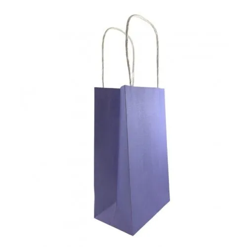 5pk Pastel Lavender Paper Party Gift Bags