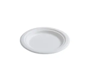 9" ROUND PFAS FREE COMPOSTABLE PLATE (500/CS)