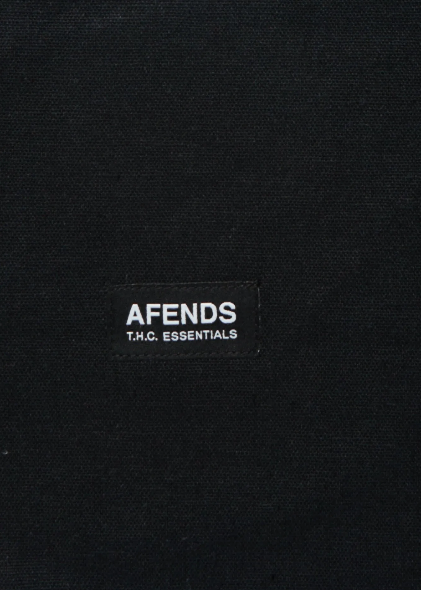 AFENDS Unisex Crucial - Tote Bag - Black