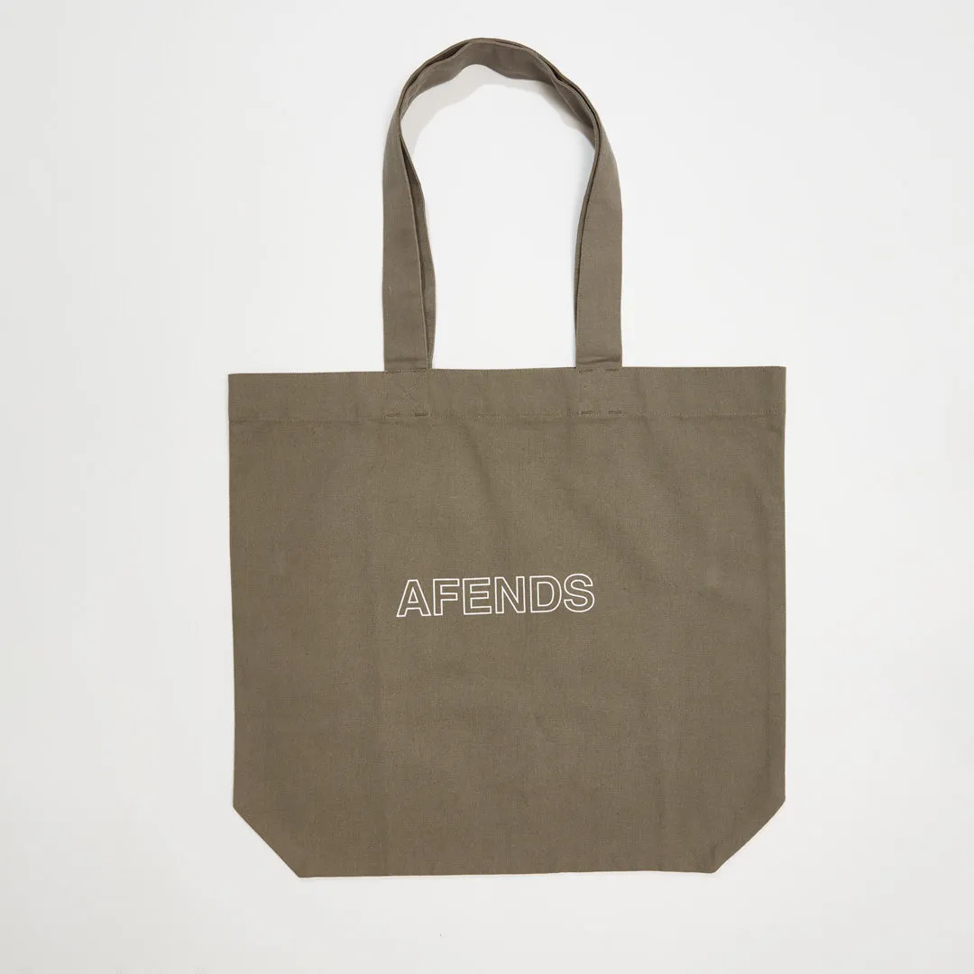 AFENDS Unisex Outline - Tote Bag - Beechwood