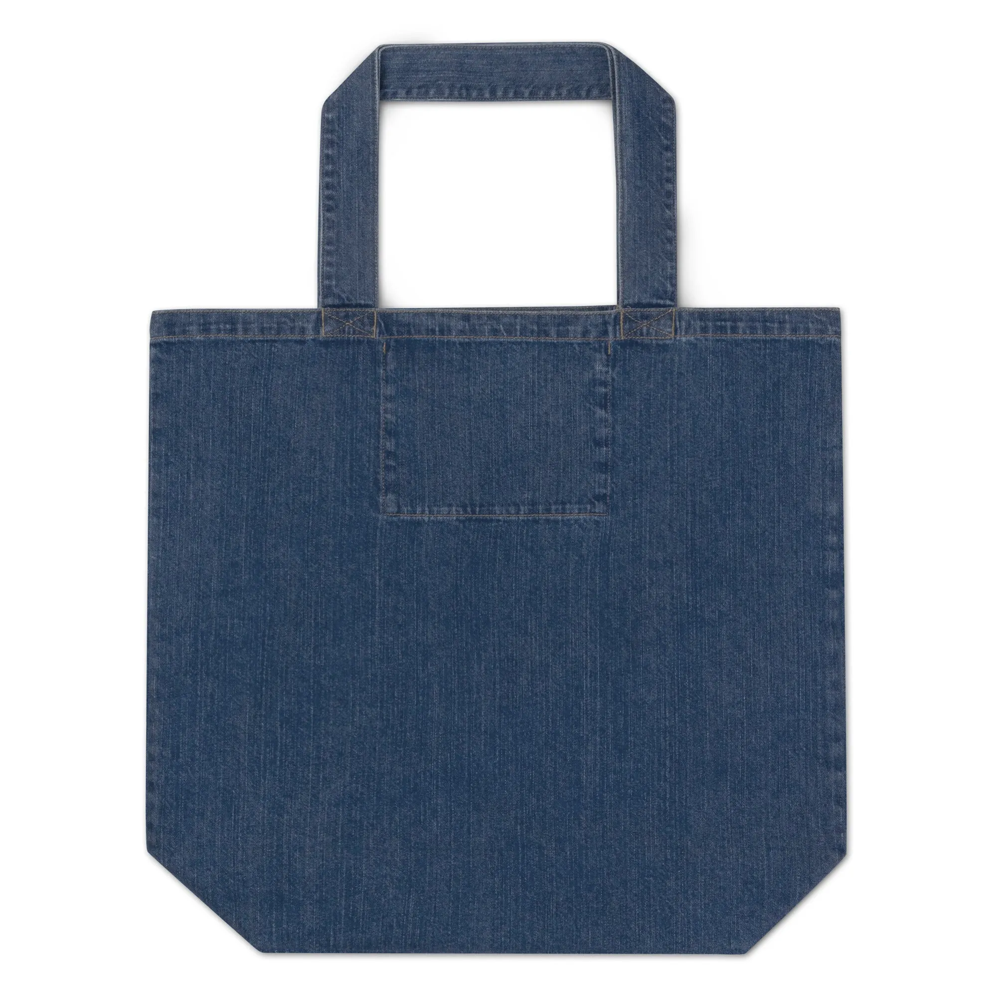 African lion, Sustainable denim tote bag