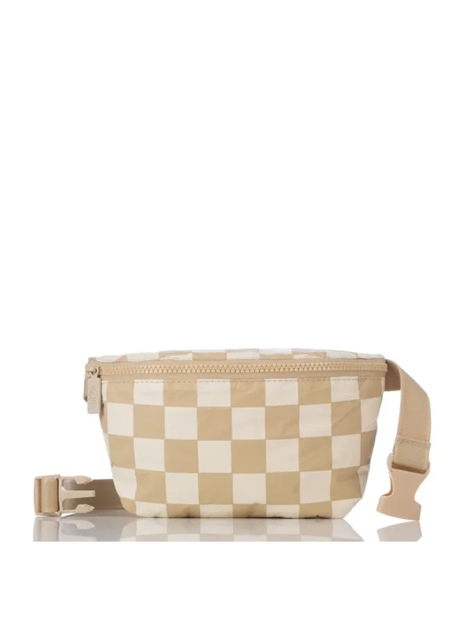 ALOHA COLLECTION Checkmate Mini Hip Pack - Creme/Dune