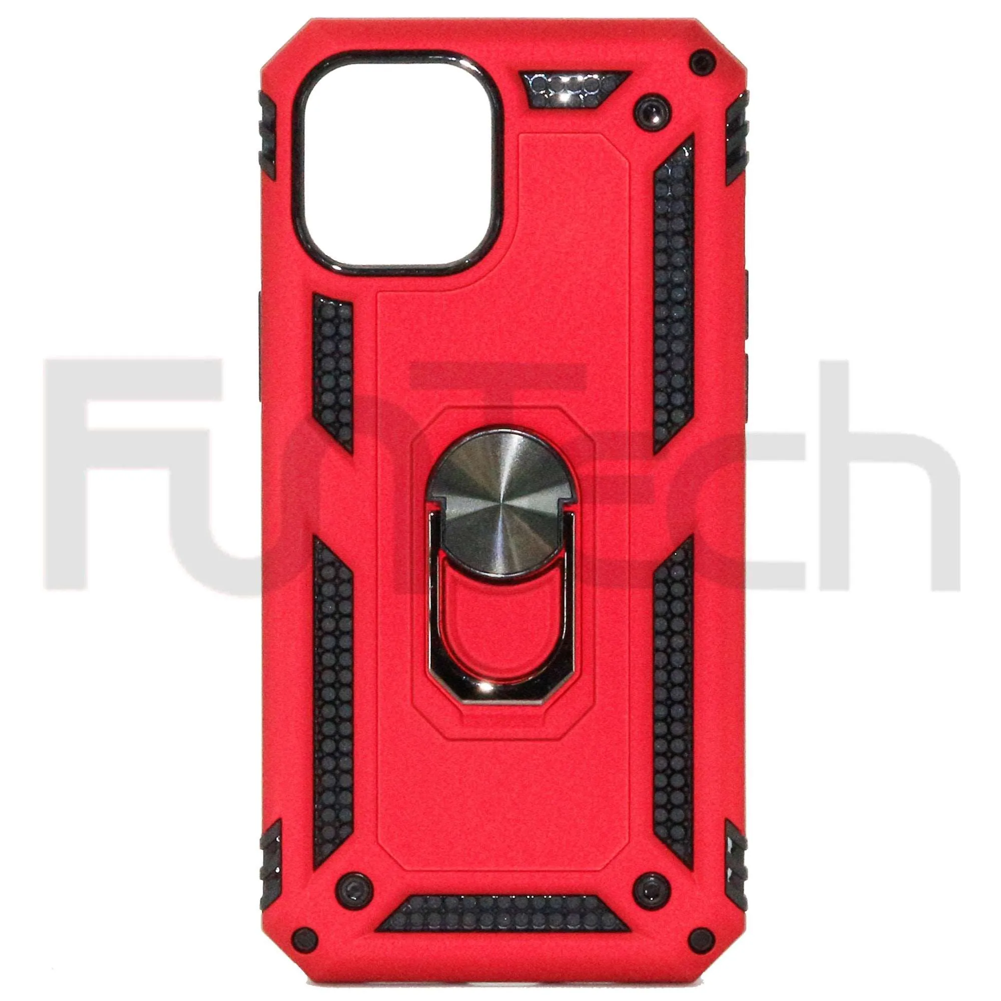 Apple iPhone 12 Pro,Ring Armor Case, Color Red