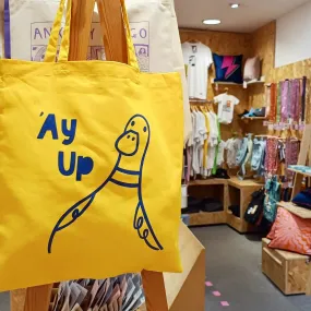 Ay Up Tote Bag