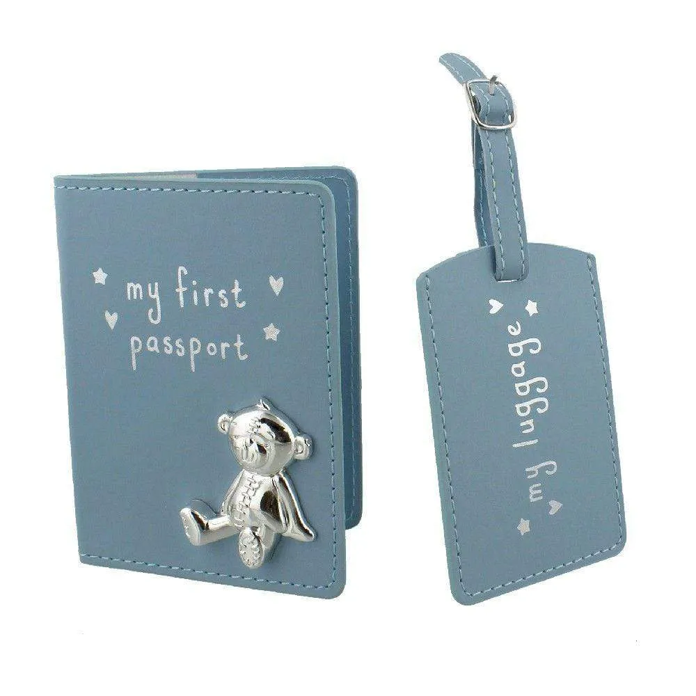 Baby Boy Bambino Passport Holder & Luggage Tag