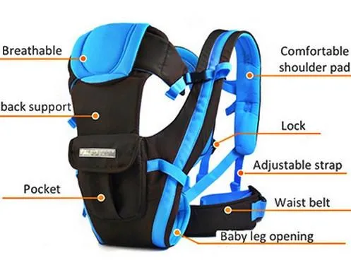 Baby Carrier With Detachable Waist Belt