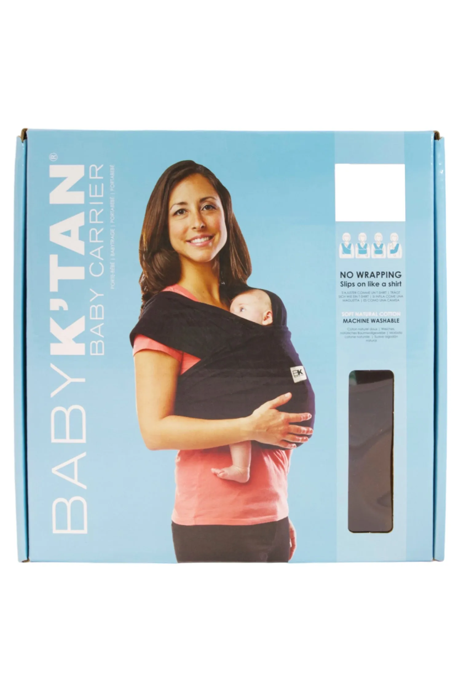 Baby K'tan Original Baby Carrier - Sweetheart Grey - XS