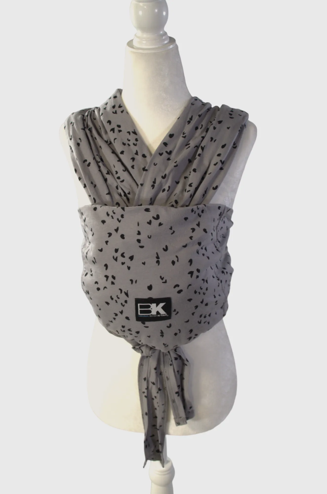 Baby K'tan Original Baby Carrier - Sweetheart Grey - XS