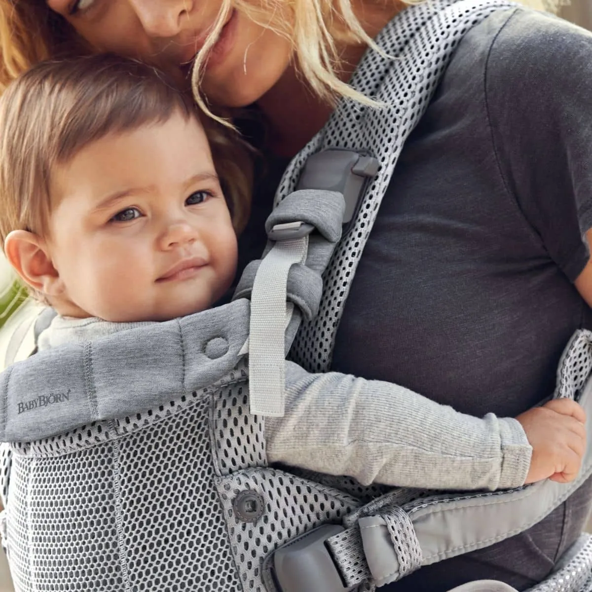 BabyBjorn Baby Carrier Harmony - Silver 3D Mesh