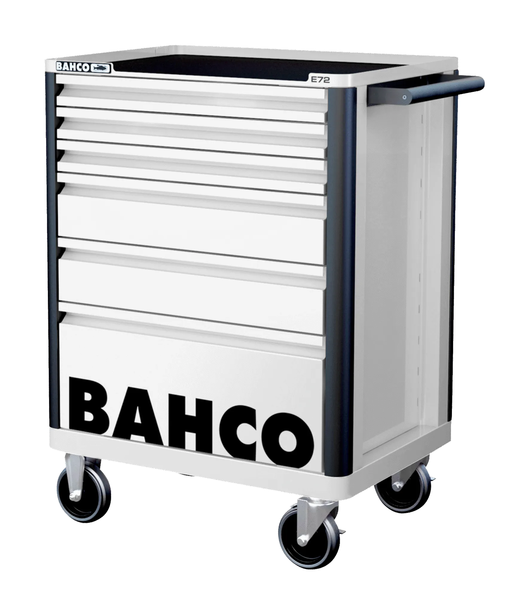 Bahco 1472K6WHITE E72 6 Drawer White Mobile Roller Cabinet