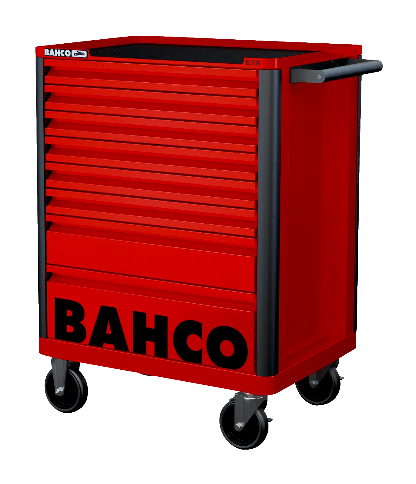 Bahco 1472K8RED E72 8 Drawer Red Mobile Roller Cabinet