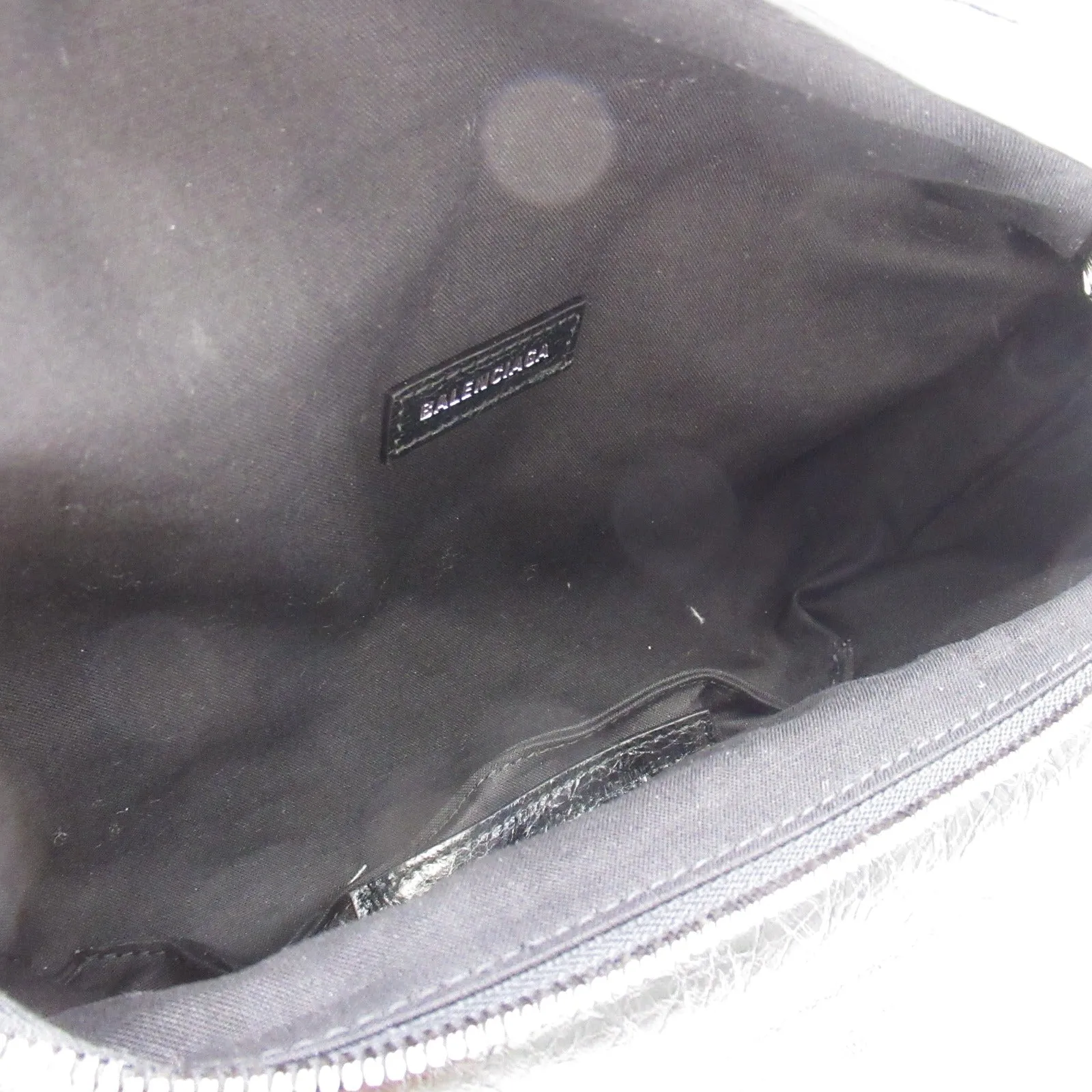 Balenciaga Lambskin Waist Bag Black