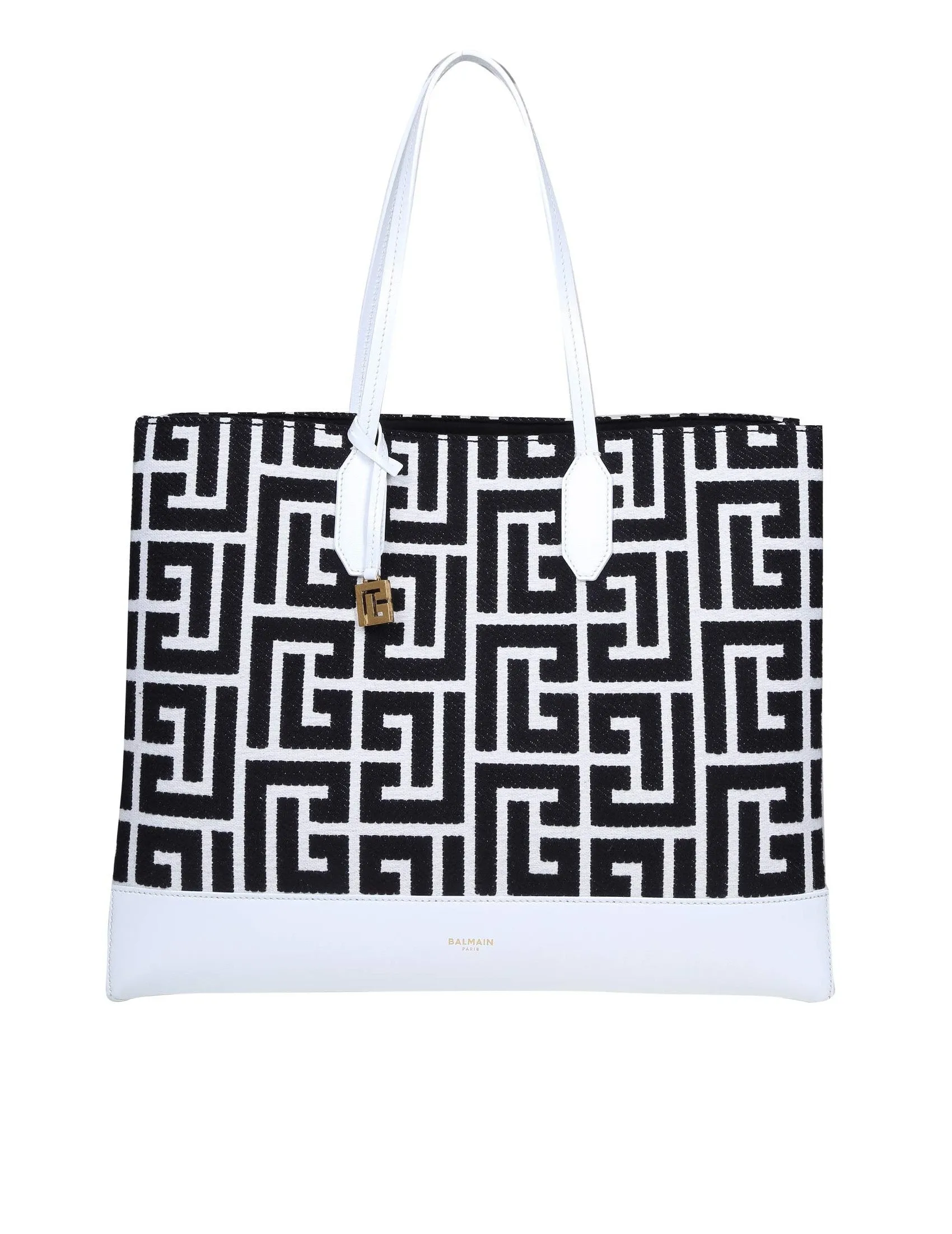 Balmain Large Jacquard Shopping Bag