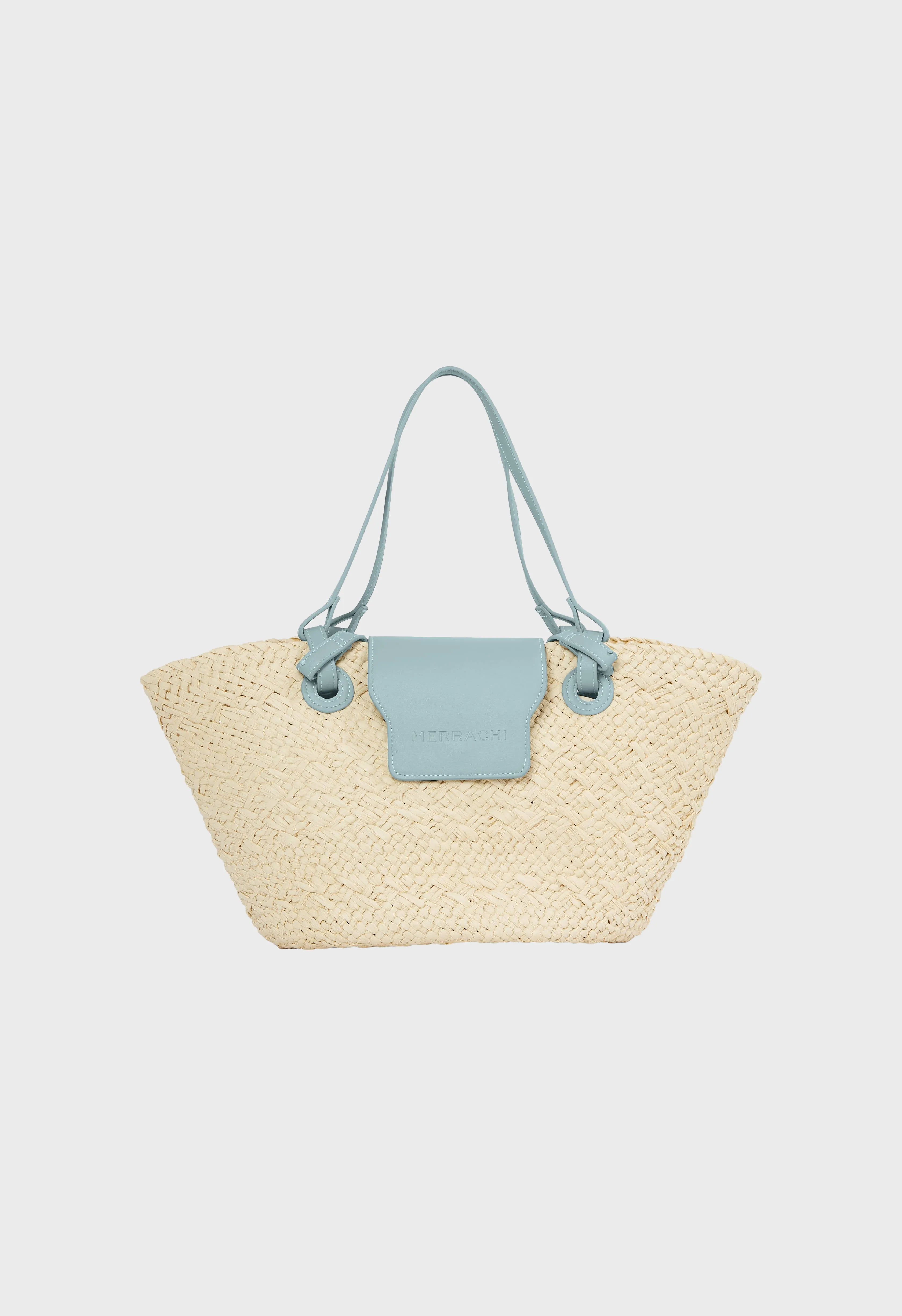 Basket Bag | Misty Blue