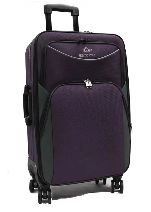 Basking Softside Expandable Fabric Luggage with Spinner Wheels