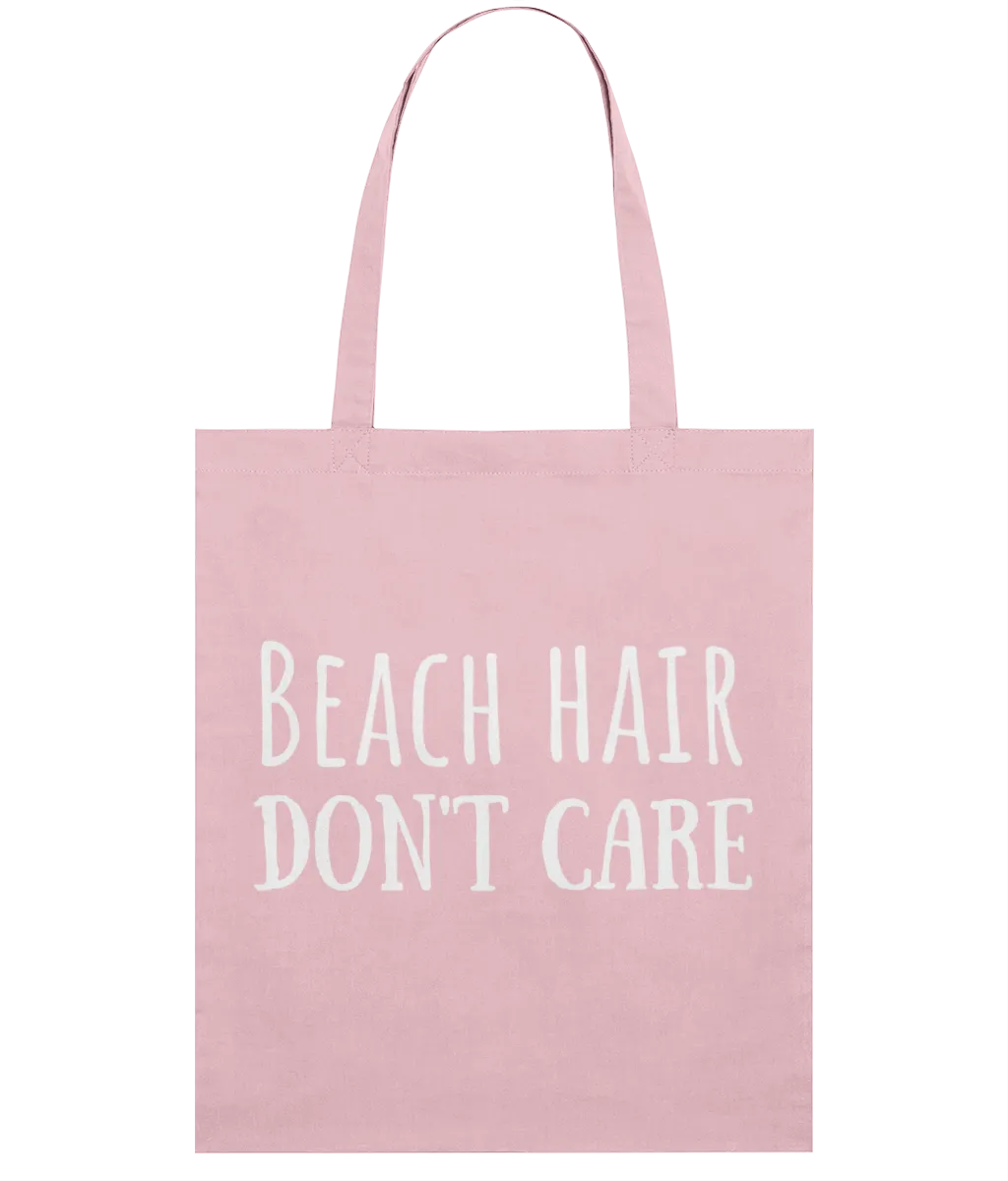 Beach Hair Don't Care Organic Cotton Tote Bag