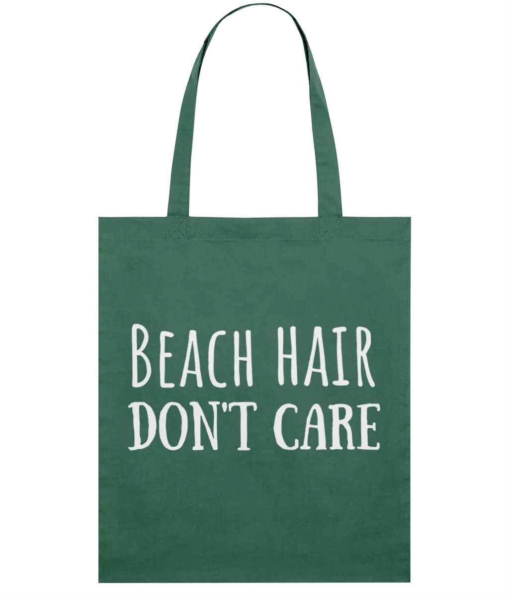 Beach Hair Don't Care Organic Cotton Tote Bag