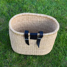 Bicycle Basket with Straps - 3 - African Basket