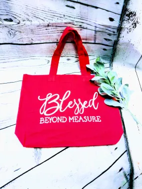 Blessed Beyond Measure Tote bag