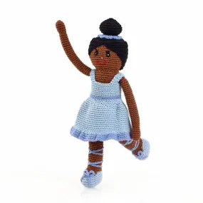 Blue Storytime Handmade Ballerina Doll