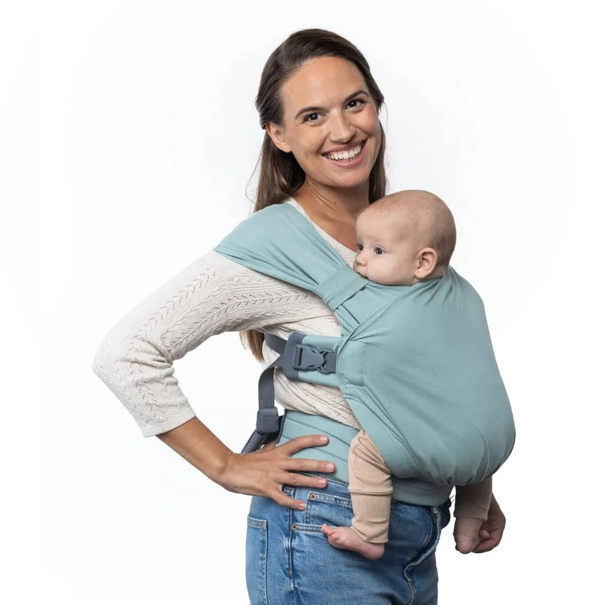 Boba Bliss Buckled Wrap Carrier v2 - Sea Mist