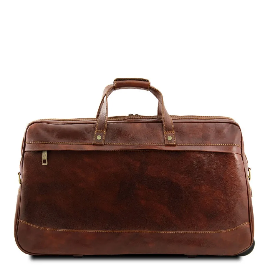 Bora Bora Small Leather Trolley Bag