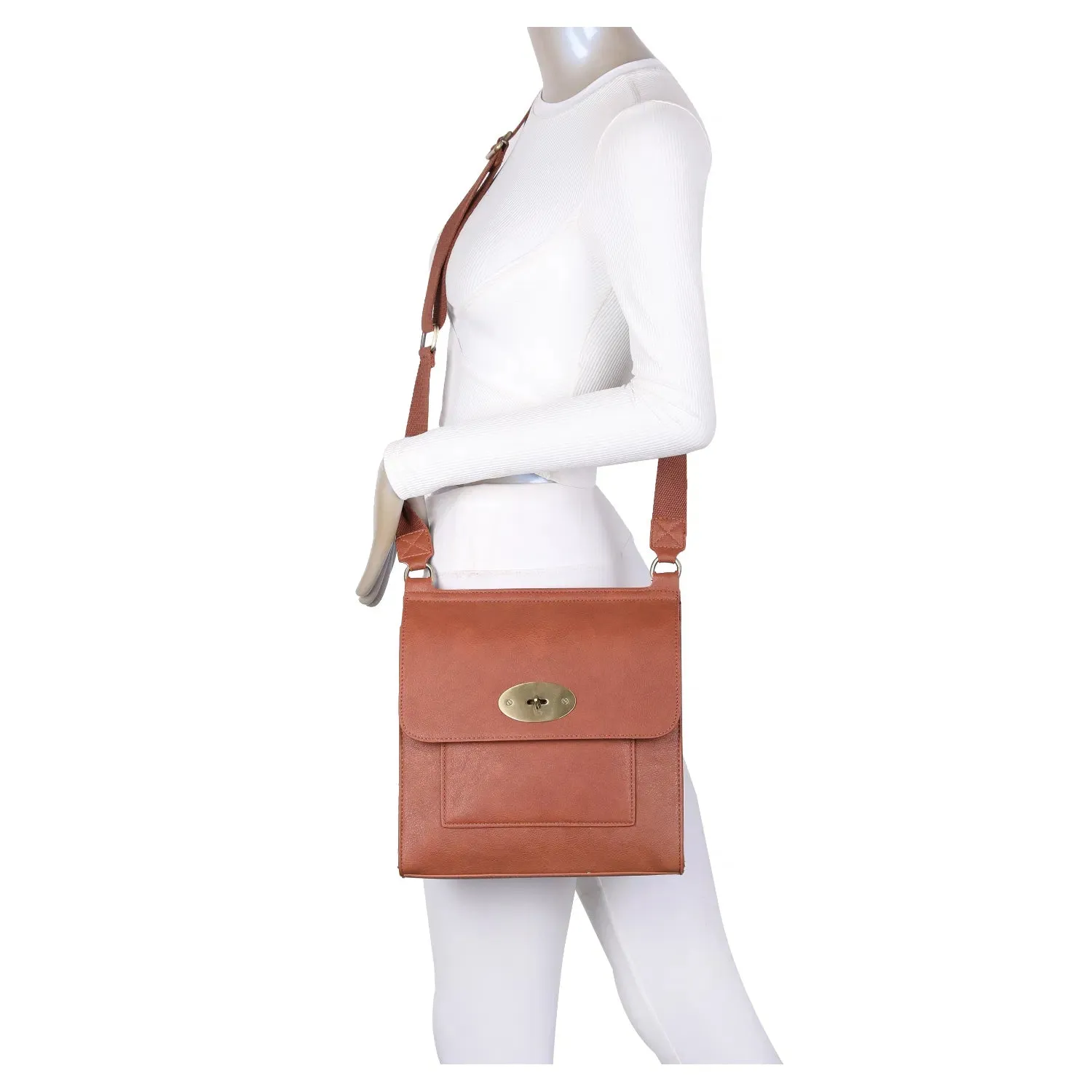 Brown Lottie Crossbody Bag