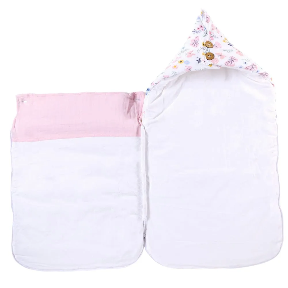 Butterfly Garden Muslin Carrier Nest / sleeping bag , 0-12 Months