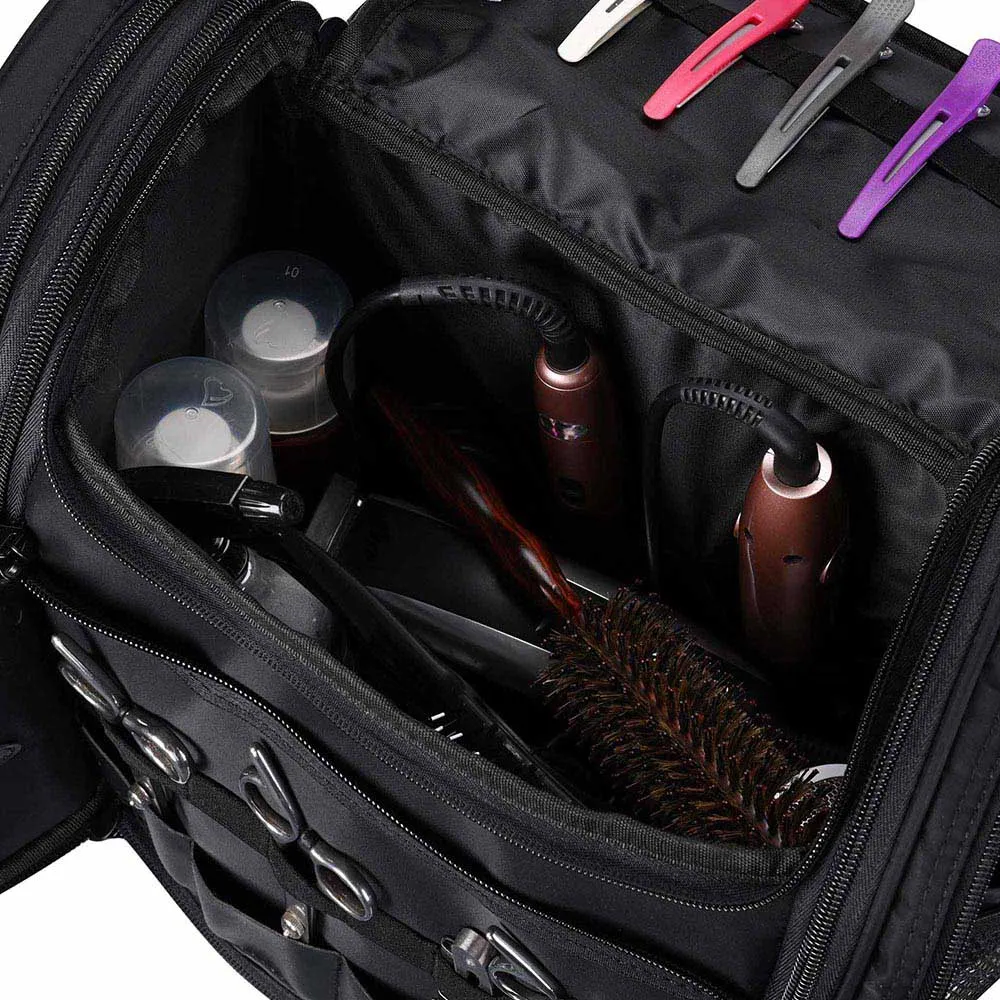 Byootique Hair Stylist Travel Case with Makeup Barber Bag