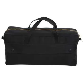 Canvas Jumbo Tool Bag With Brass Zipper