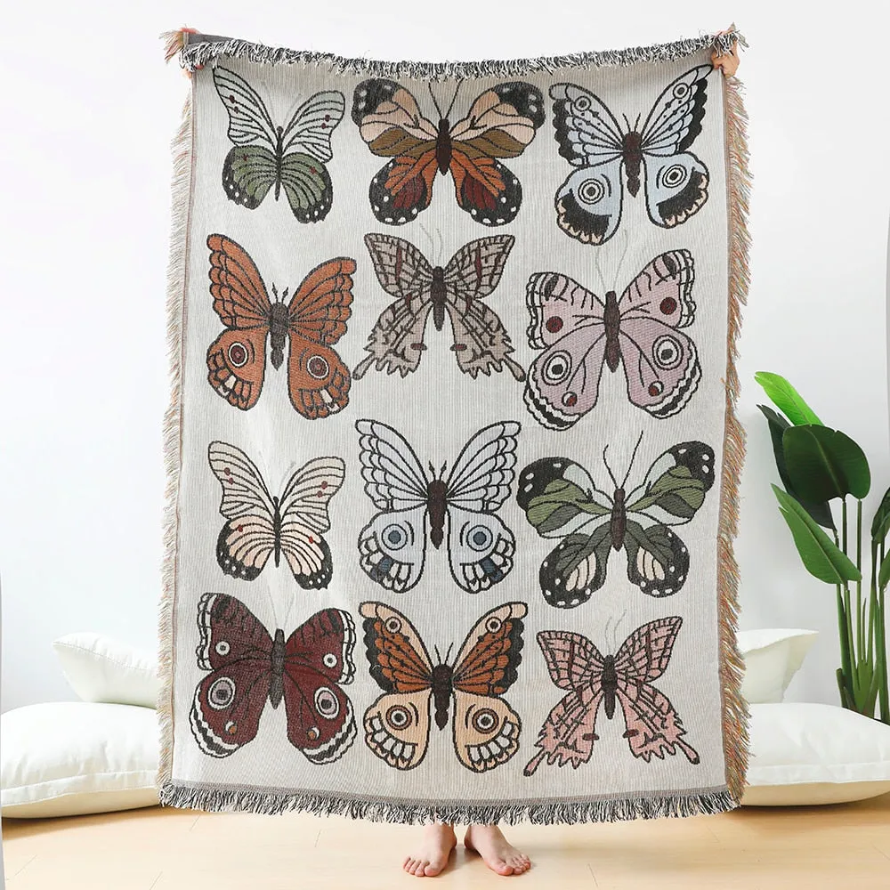 Casual Blanket Butterfly Tapestry Throw Blankets