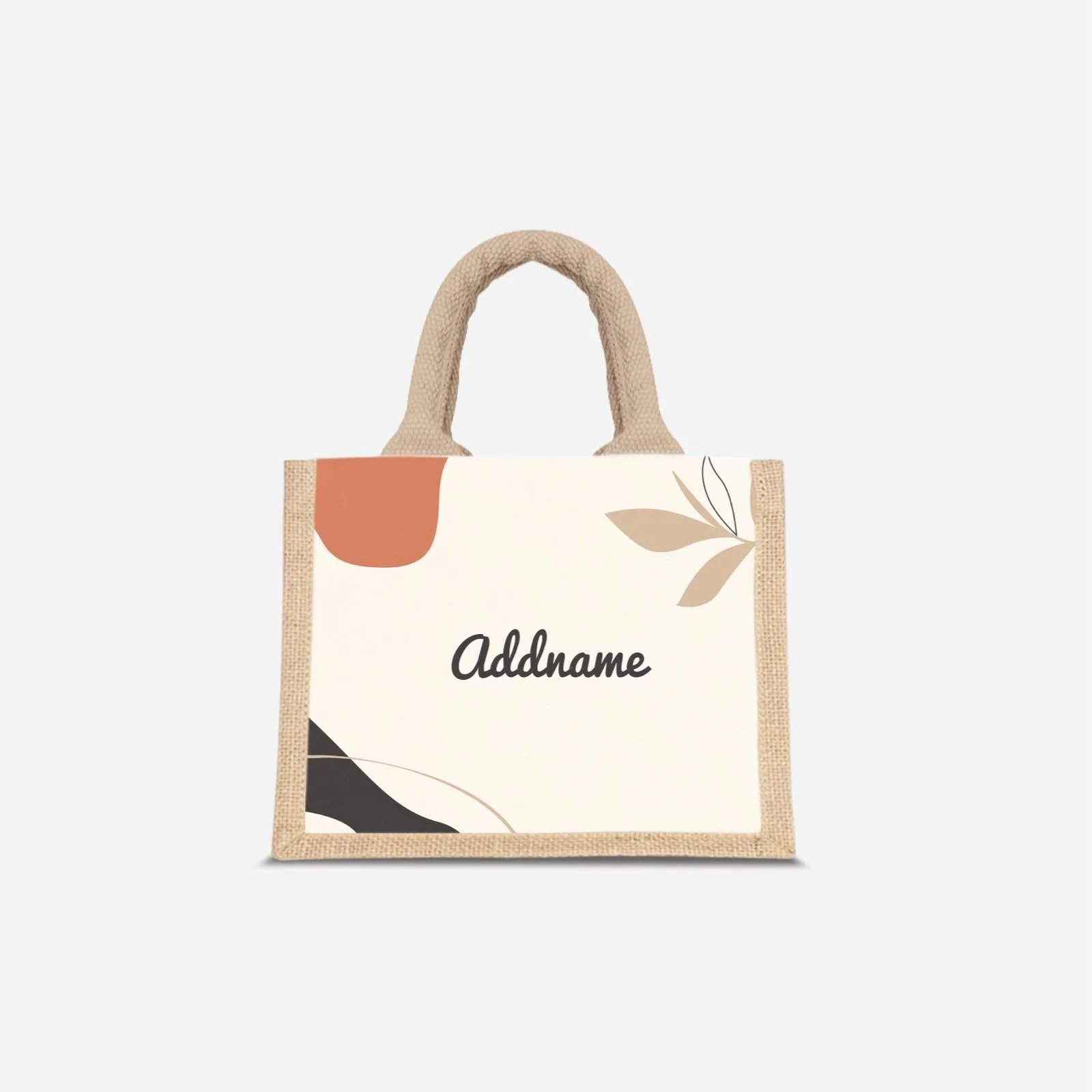 Charlotte Series - Calico Jute Bags