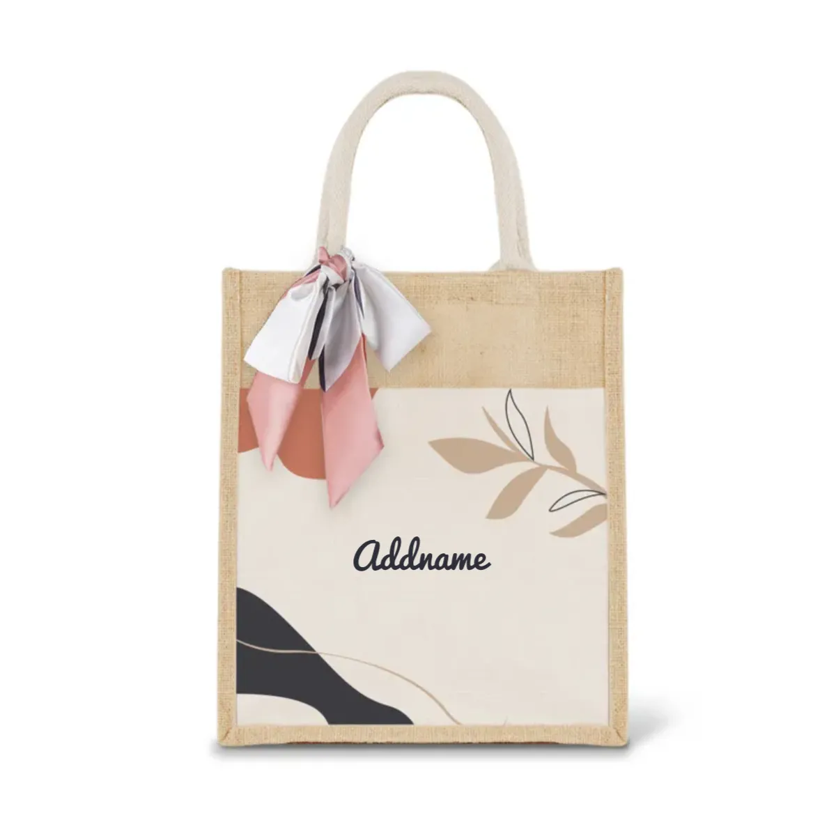 Charlotte Series - Calico Jute Bags