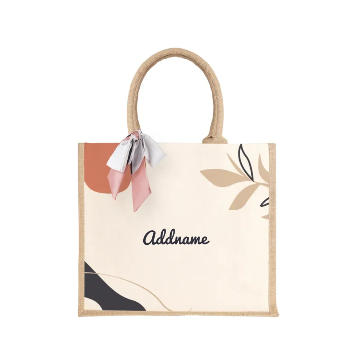 Charlotte Series - Calico Jute Bags