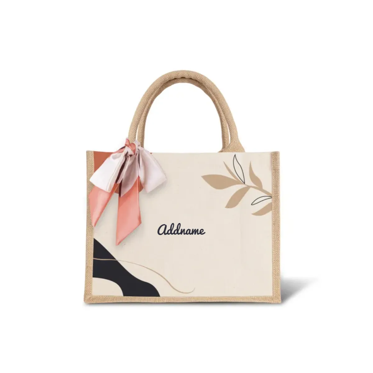 Charlotte Series - Calico Jute Bags