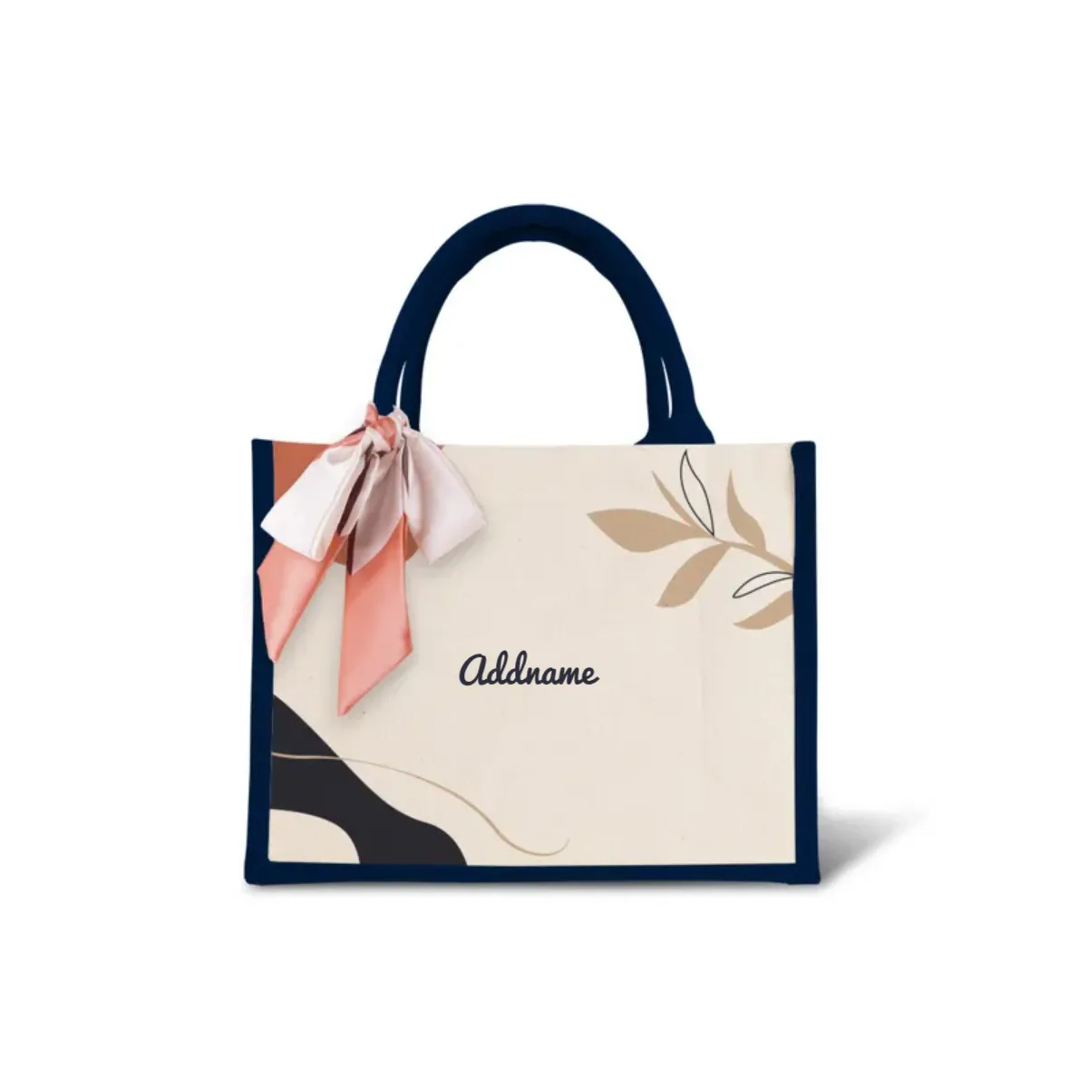 Charlotte Series - Calico Jute Bags