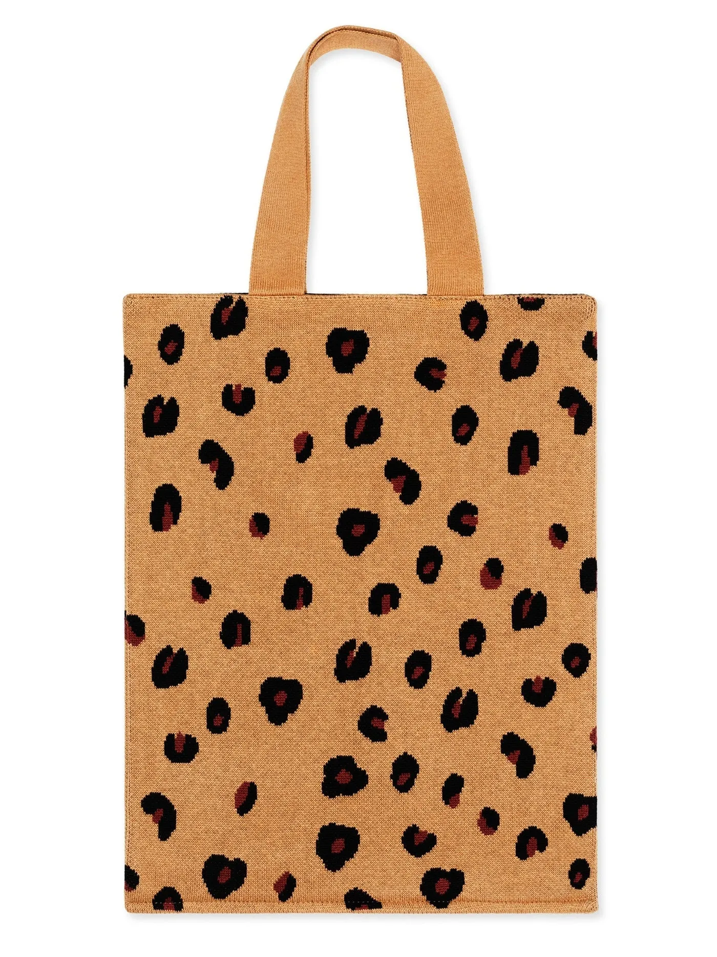 Cheetah Tote Bag in Camel