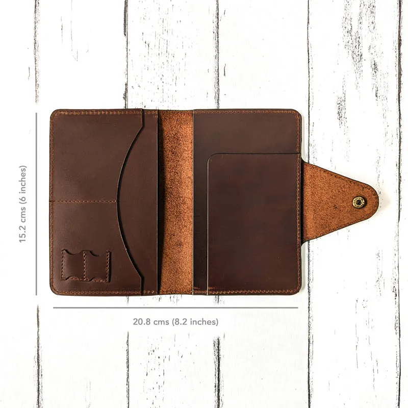 Classic Passport Holder - Cognac Brown