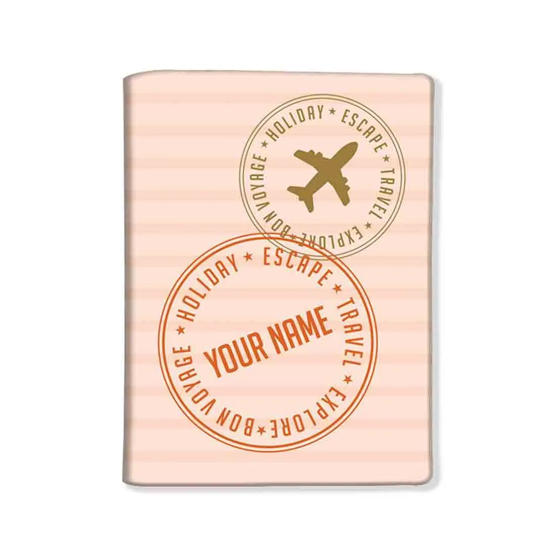 Classy Passport Cover for Him -  Holiday Escape Pink