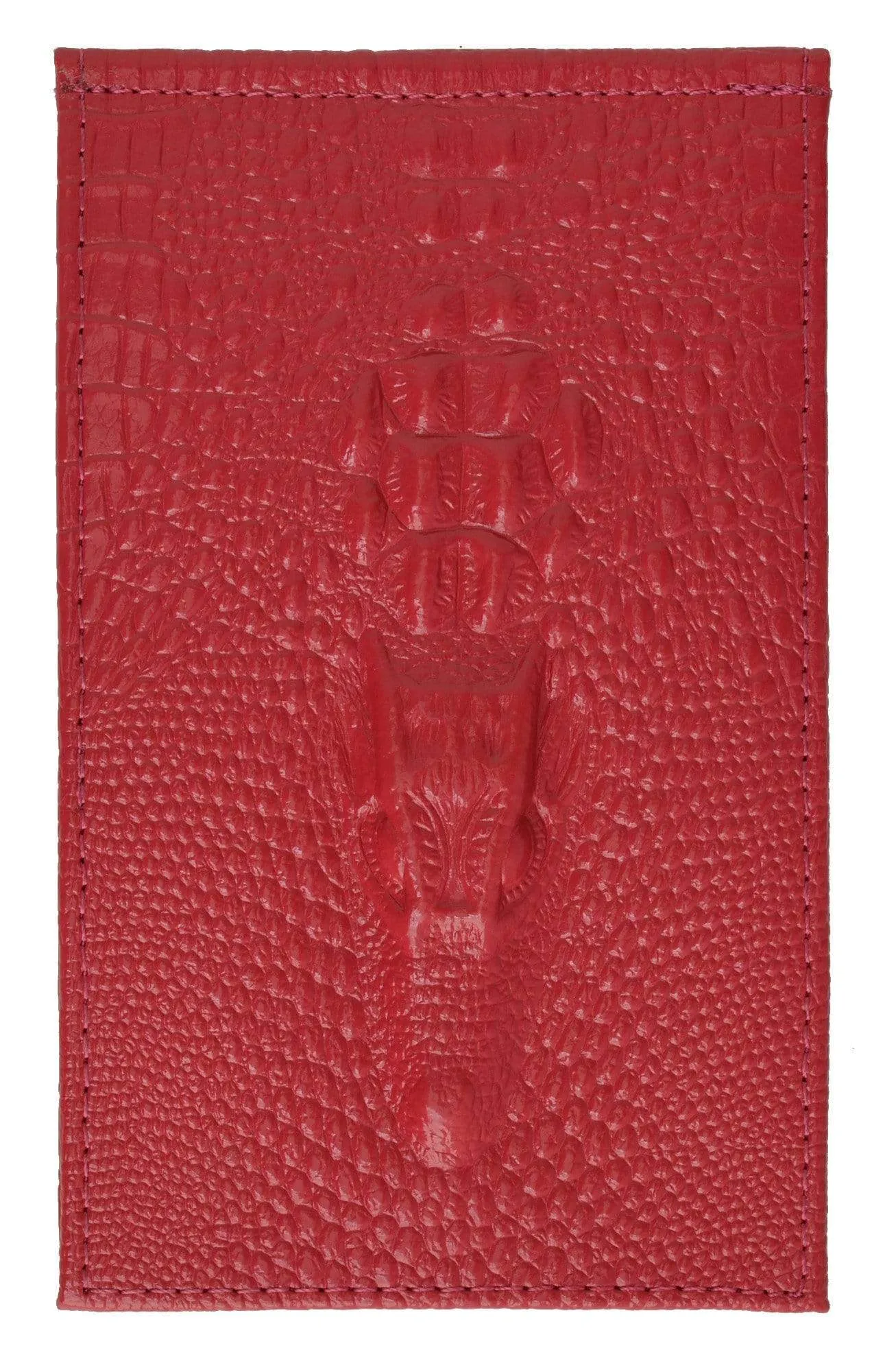 Croco Embossed Credit Card Holder 118-1268