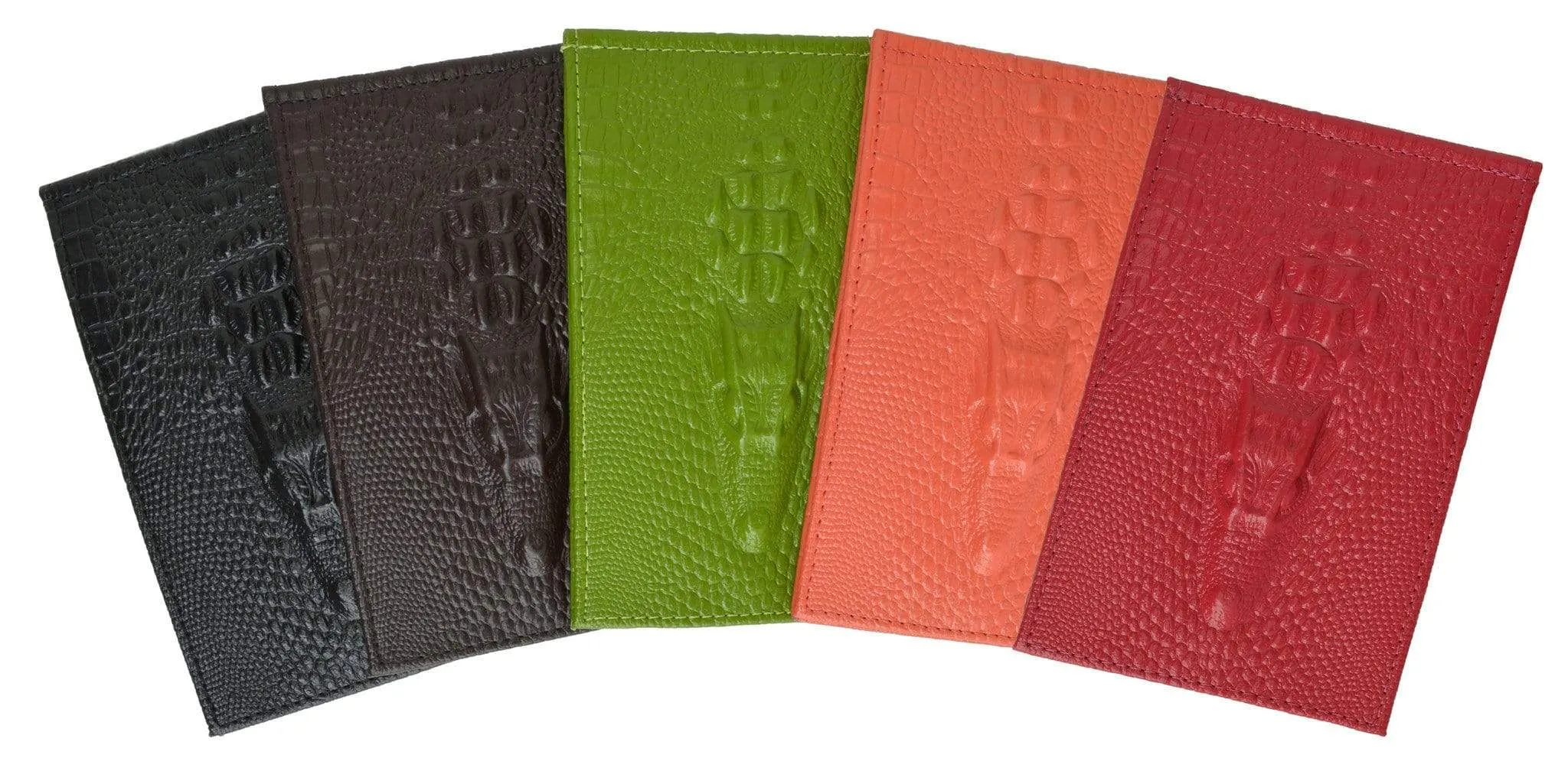 Croco Embossed Credit Card Holder 118-1268