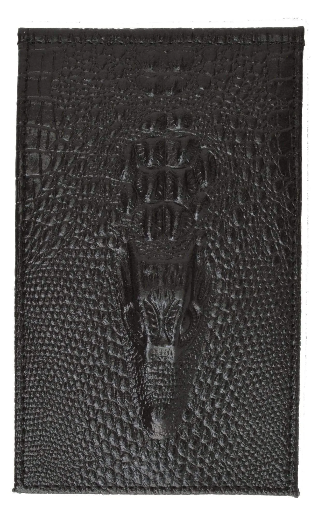 Croco Embossed Credit Card Holder 118-1268