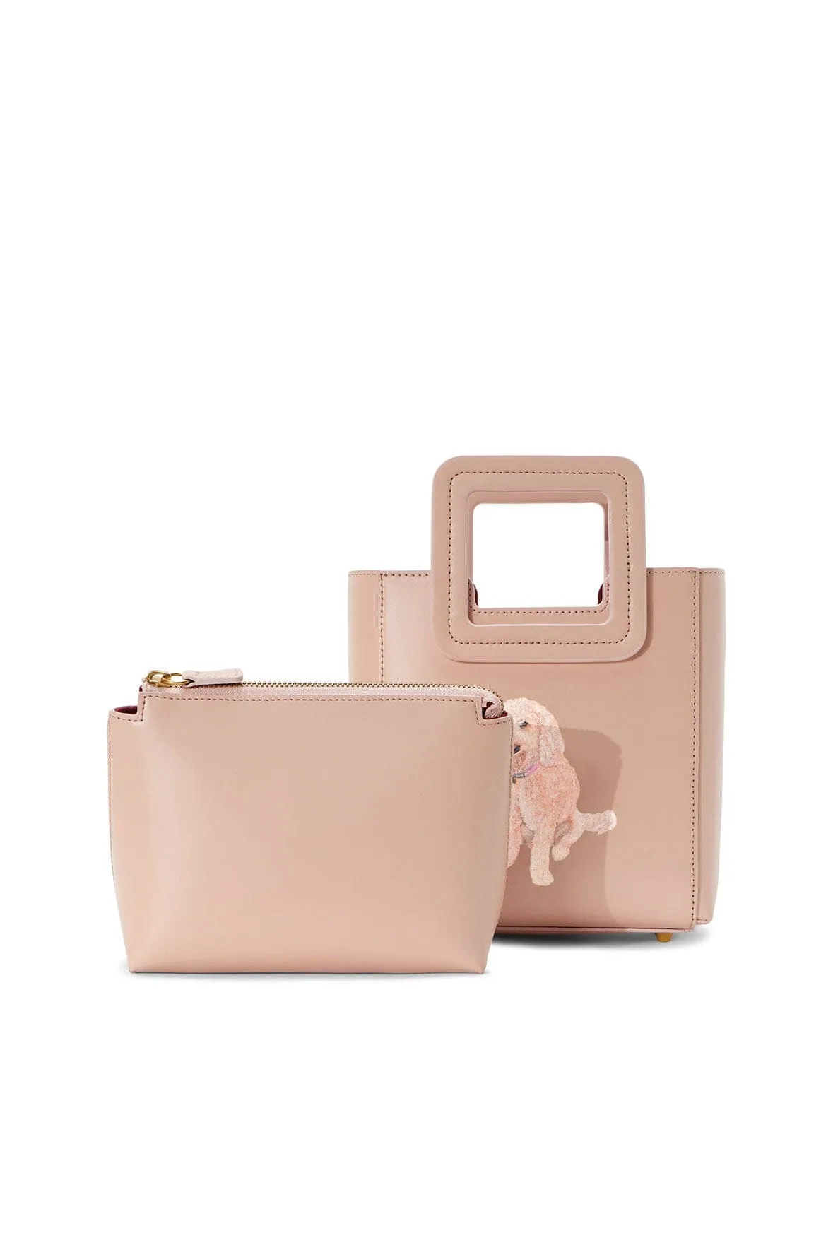 CUSTOM MINI SHIRLEY LEATHER BAG | BLUSH