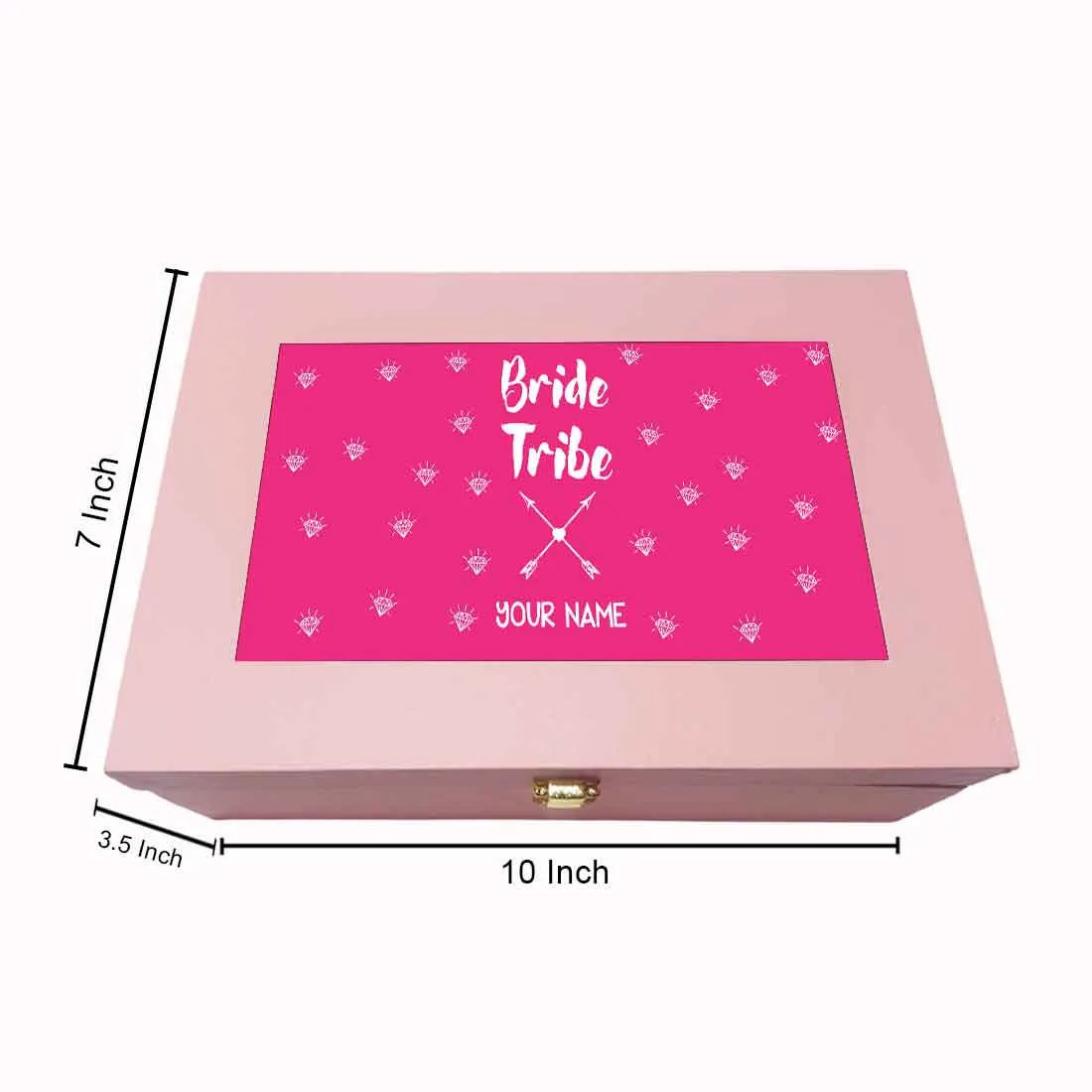 Customized Brides Maid Boxes for Women Wedding Add Name  - Bride Tribe