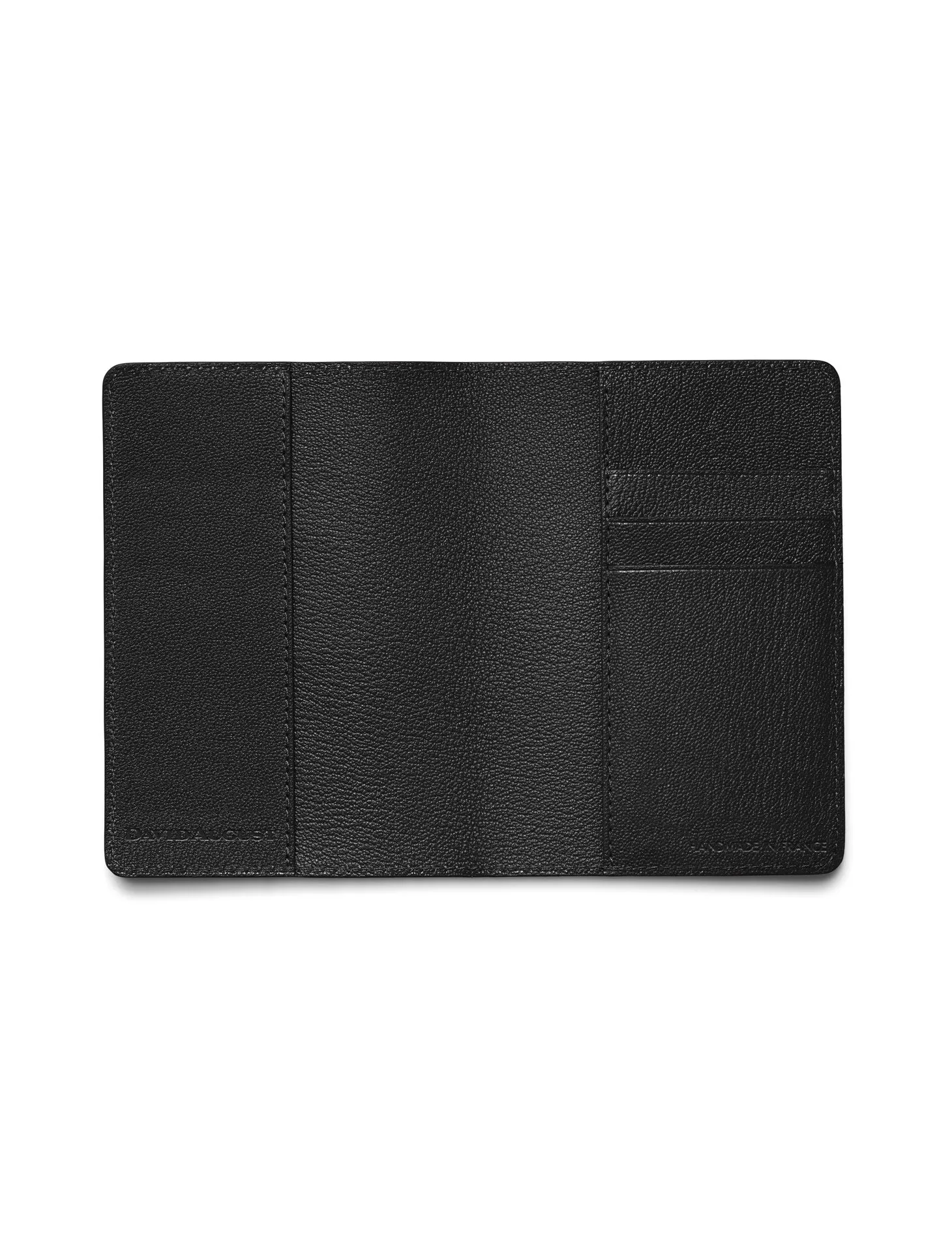 David August Luxury Genuine Vintage Calfskin Leather Passport Holder