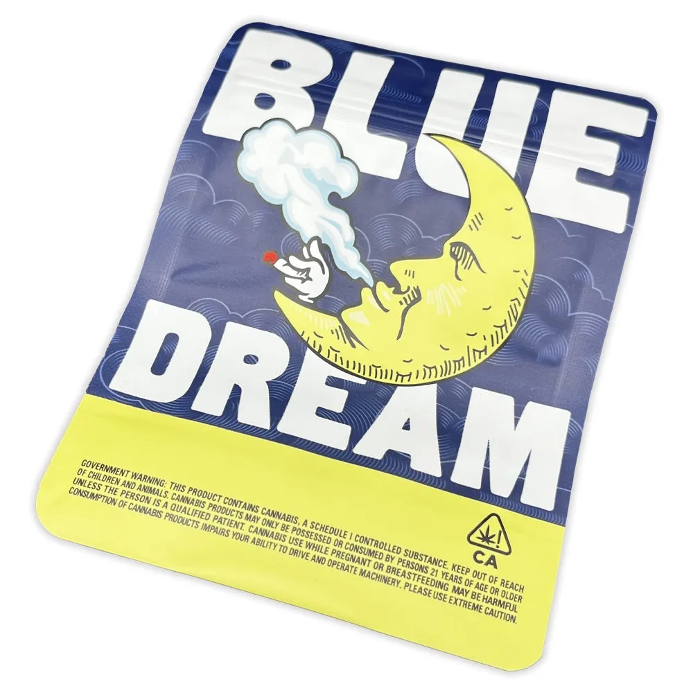 Designed Mylar Bag - Blue Dream - 12.5cm x 9cm - Pack of 10